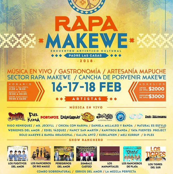 Volantín en el el Festival Rapa Makewe